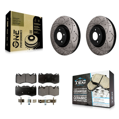 Disc Rotors and Ceramic Brake Pads Kit-KDT-101982