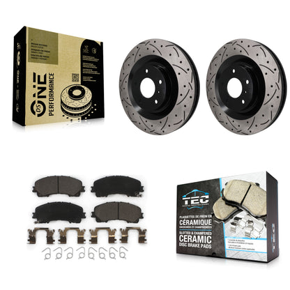Disc Rotors and Ceramic Brake Pads Kit-KDT-101996