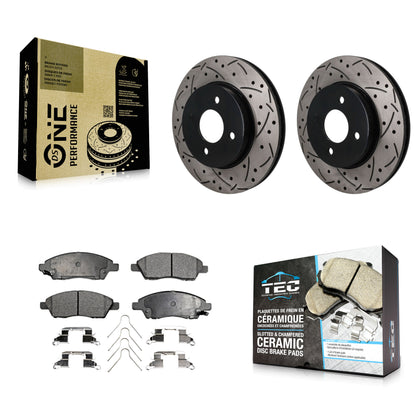 Disc Rotors and Ceramic Brake Pads Kit-KDT-101997