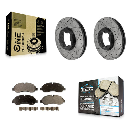 Disc Rotors and Ceramic Brake Pads Kit-KDT-101998