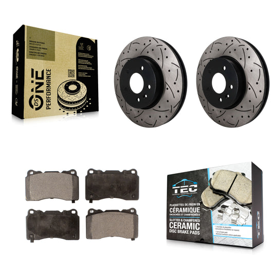 Disc Rotors and Ceramic Brake Pads Kit-KDT-102007