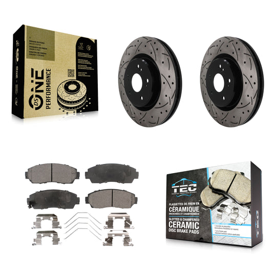 Disc Rotors and Ceramic Brake Pads Kit-KDT-102010