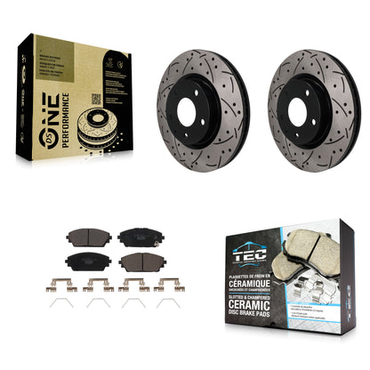Disc Rotors and Ceramic Brake Pads Kit-KDT-102016