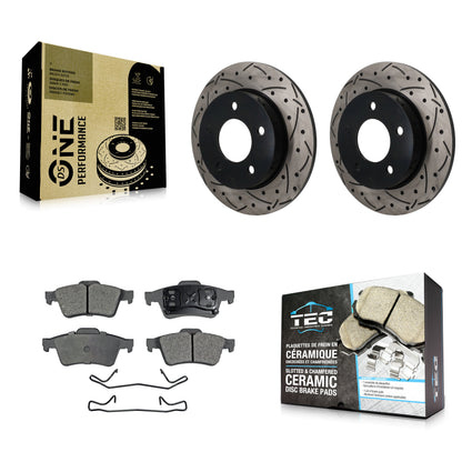 Disc Rotors and Ceramic Brake Pads Kit-KDT-102028