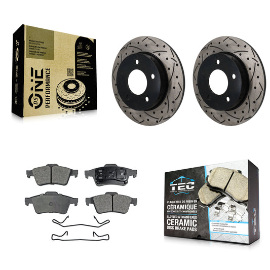 Disc Rotors and Ceramic Brake Pads Kit-KDT-102028