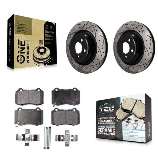 Disc Rotors and Ceramic Brake Pads Kit-KDT-102030