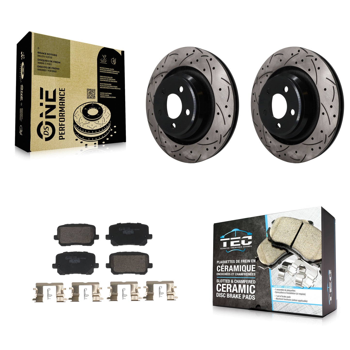 Disc Rotors and Ceramic Brake Pads Kit-KDT-102031 Kit.bestparts.ca