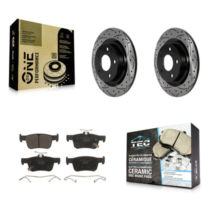 Disc Rotors and Ceramic Brake Pads Kit-KDT-102033