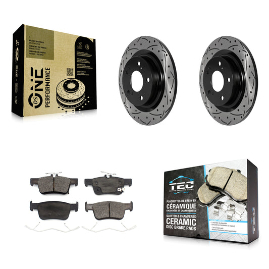 Disc Rotors and Ceramic Brake Pads Kit-KDT-102034