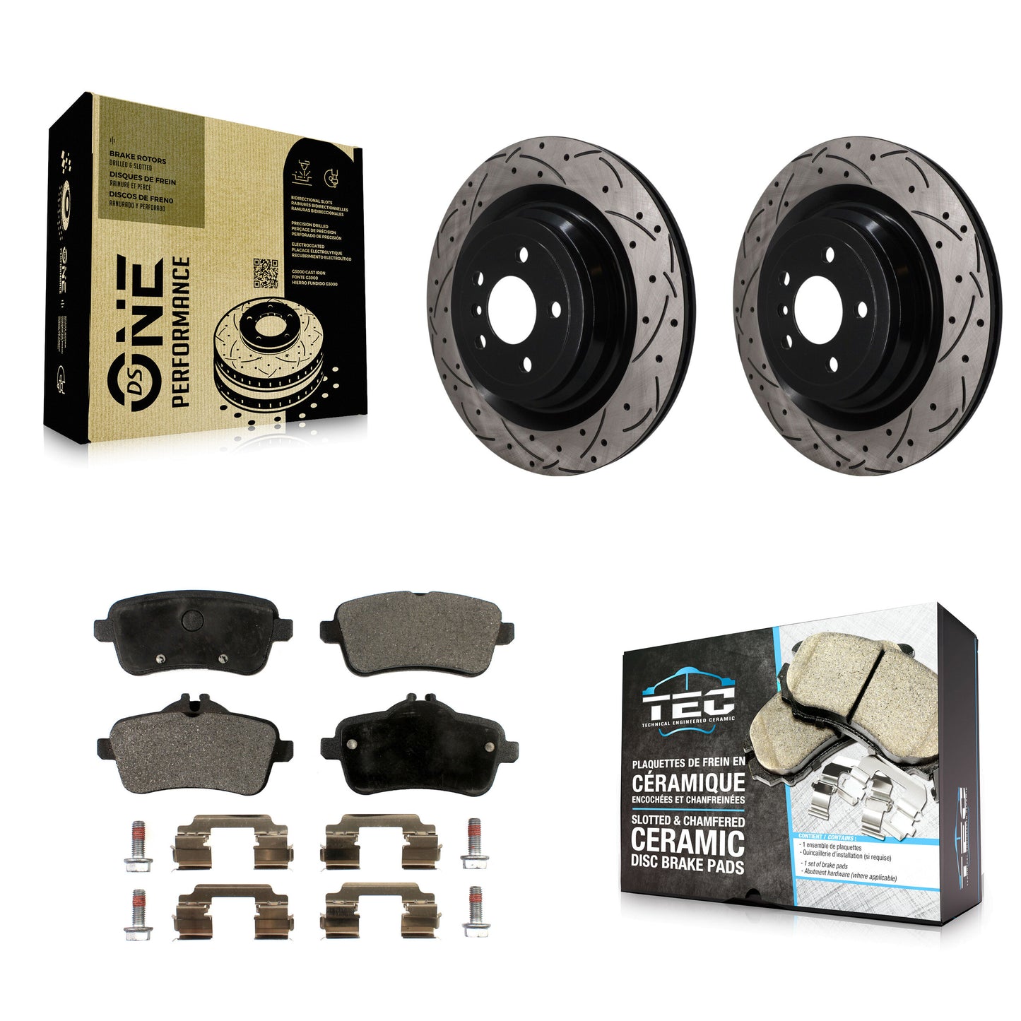 Disc Rotors and Ceramic Brake Pads Kit-KDT-102035 Kit.bestparts.ca