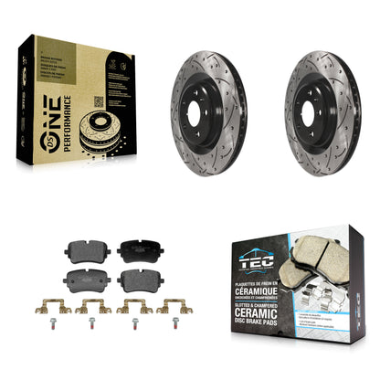 Coated Disc Rotors and Ceramic Brake Pads Kit-KDT-102037
