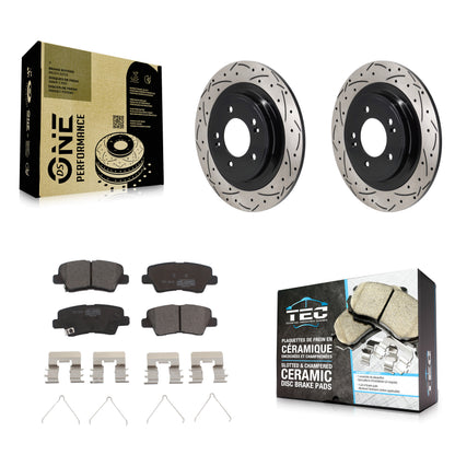 Disc Rotors and Ceramic Brake Pads Kit-KDT-102042