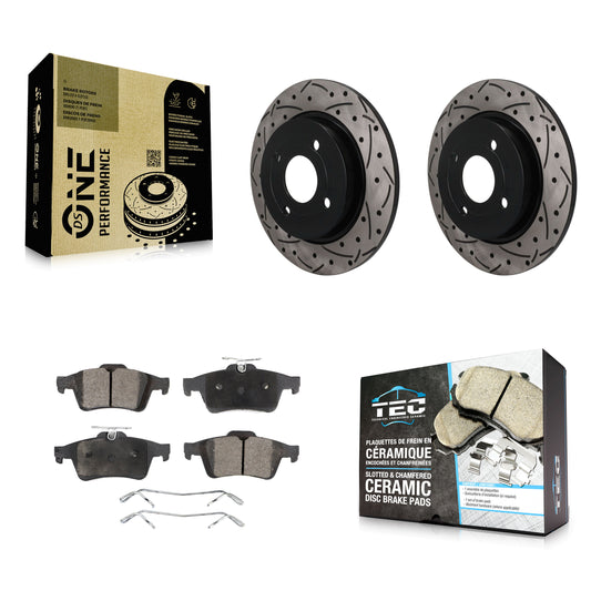 Disc Rotors and Ceramic Brake Pads Kit-KDT-102043