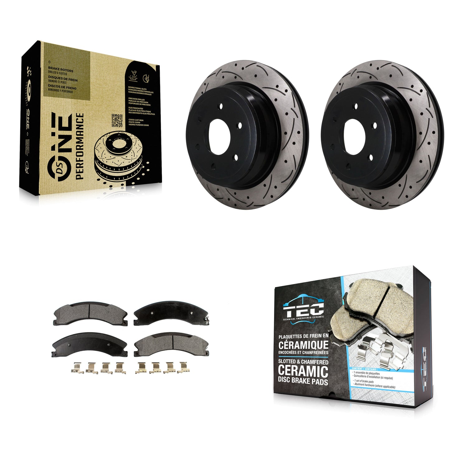 Disc Rotors and Ceramic Brake Pads Kit-KDT-102050 Kit.bestparts.ca
