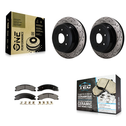 Disc Rotors and Ceramic Brake Pads Kit-KDT-102050