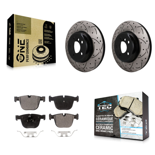 Disc Rotors and Ceramic Brake Pads Kit-KDT-102058