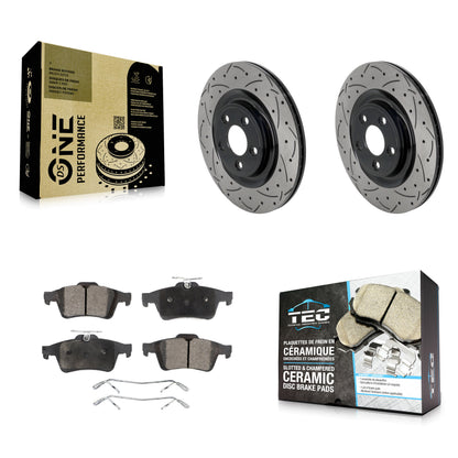 Disc Rotors and Ceramic Brake Pads Kit-KDT-102060