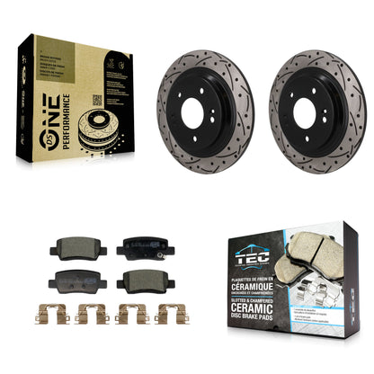 Disc Rotors and Ceramic Brake Pads Kit-KDT-102068