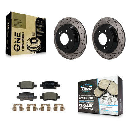 Disc Rotors and Ceramic Brake Pads Kit-KDT-102069