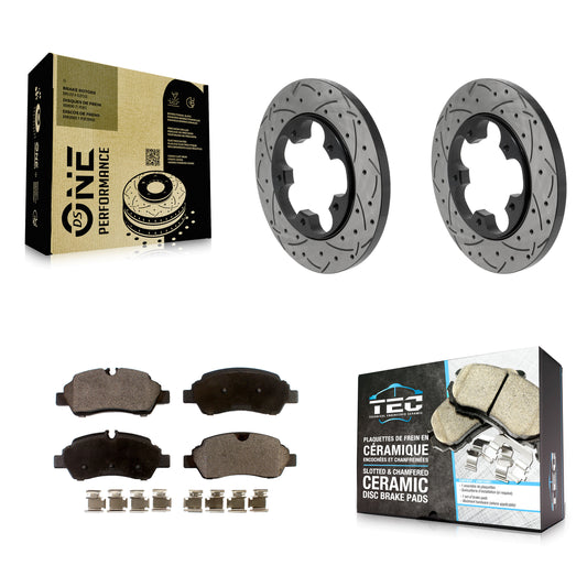 Disc Rotors and Ceramic Brake Pads Kit-KDT-102075