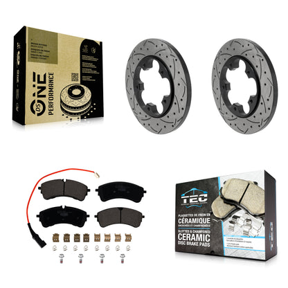 Disc Rotors and Ceramic Brake Pads Kit-KDT-102076