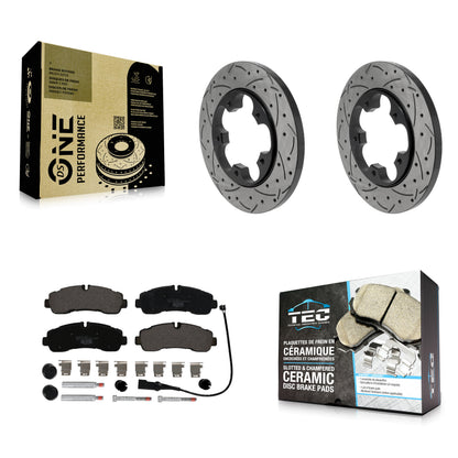 Disc Rotors and Ceramic Brake Pads Kit-KDT-102077