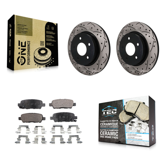 Disc Rotors and Ceramic Brake Pads Kit-KDT-102080