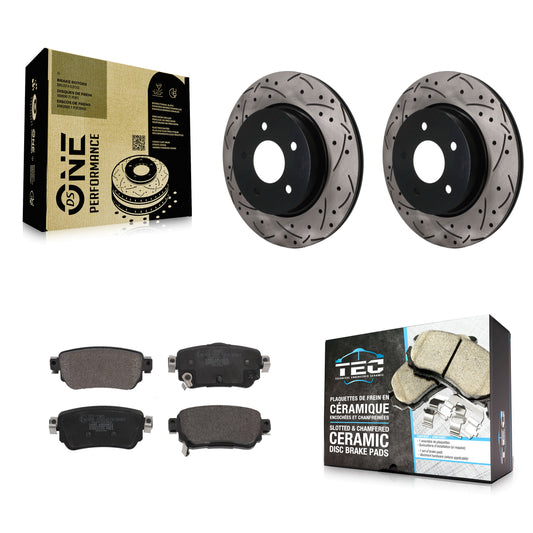 Disc Rotors and Ceramic Brake Pads Kit-KDT-102081