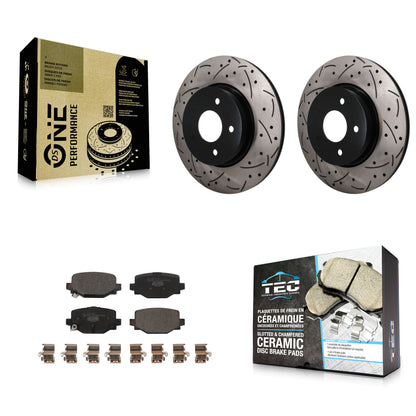 Disc Rotors and Ceramic Brake Pads Kit-KDT-102085