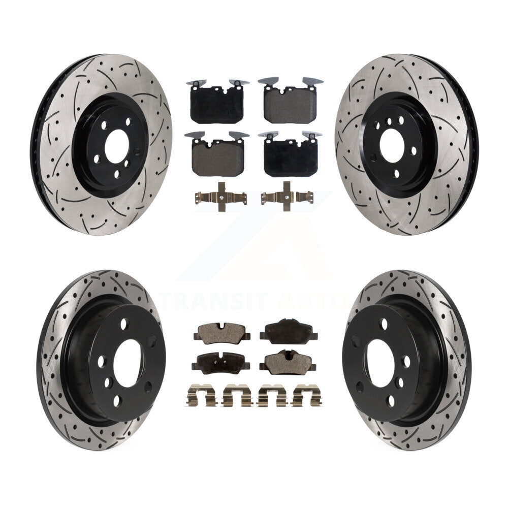 Coated Disc Rotors and Ceramic Brake Pads Kit-KDT-102100