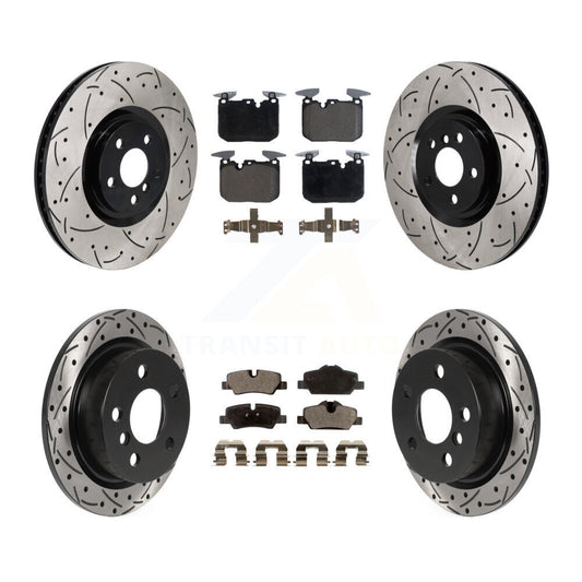 Coated Disc Rotors and Ceramic Brake Pads Kit-KDT-102100