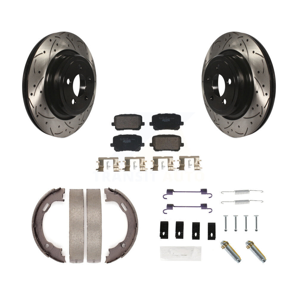 Coated Disc Rotors and Ceramic Brake Pads Kit-KDT-102109