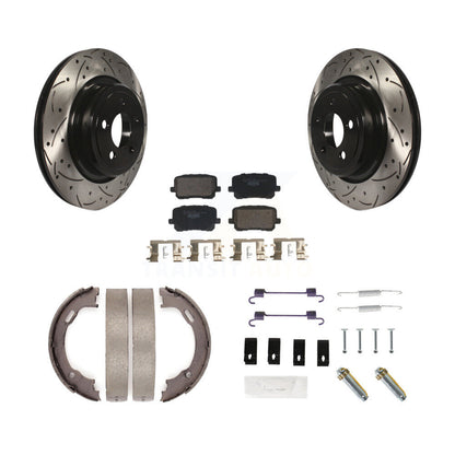 Coated Disc Rotors and Ceramic Brake Pads Kit-KDT-102109