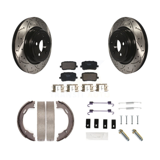Coated Disc Rotors and Ceramic Brake Pads Kit-KDT-102109