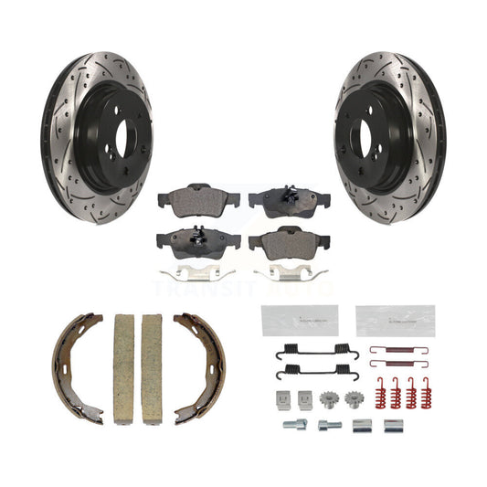 Coated Disc Rotors and Ceramic Brake Pads Kit-KDT-102117