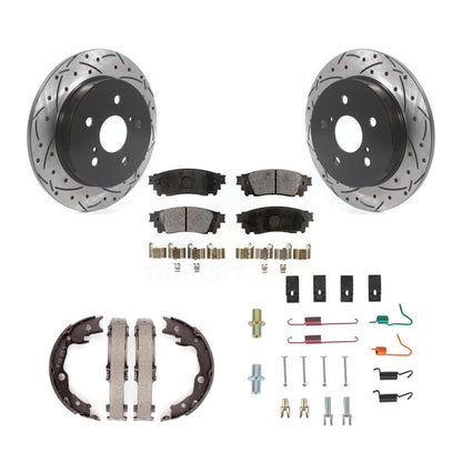 Coated Disc Rotors and Ceramic Brake Pads Kit-KDT-102121