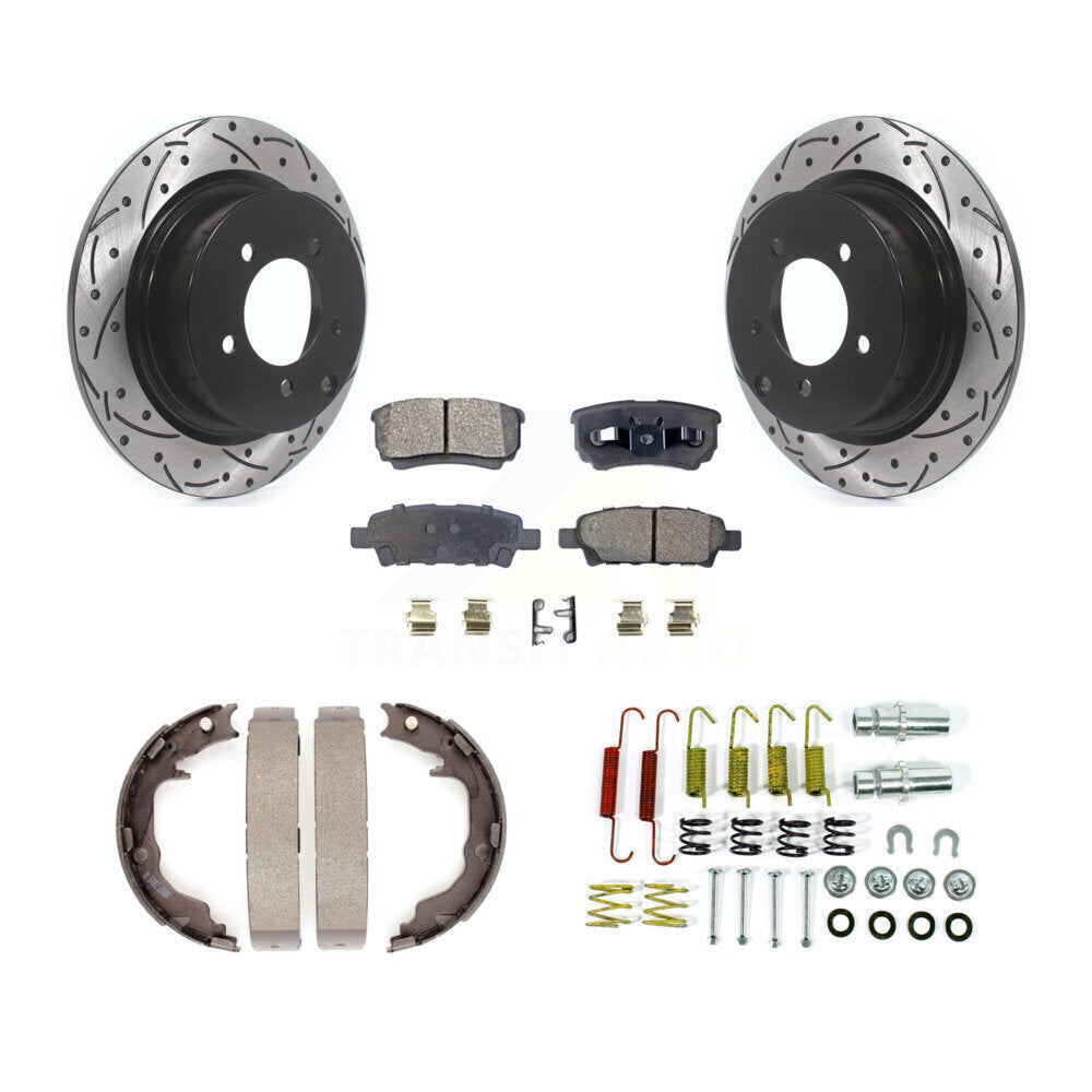 Coated Disc Rotors and Ceramic Brake Pads Kit-KDT-102123 Kit.bestparts.ca