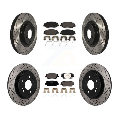 Coated Disc Rotors and Ceramic Brake Pads Kit-KDT-102161