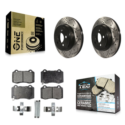 Coated Disc Rotors and Ceramic Brake Pads Kit-KDT-102165