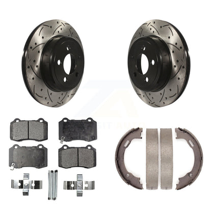 Coated Disc Rotors and Ceramic Brake Pads Kit-KDT-102171