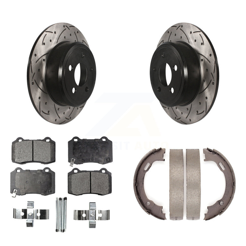 Coated Disc Rotors and Ceramic Brake Pads Kit-KDT-102172 Kit.bestparts.ca