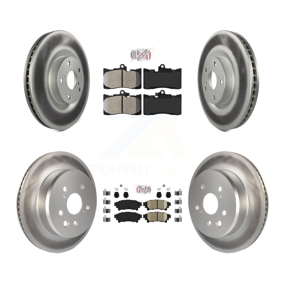 Disc Rotors and Semi-Metallic (Front) & Ceramic (Rear) Brake Pads Kit-KGA-100004 - Kit.bestparts.ca Kit.bestparts.ca