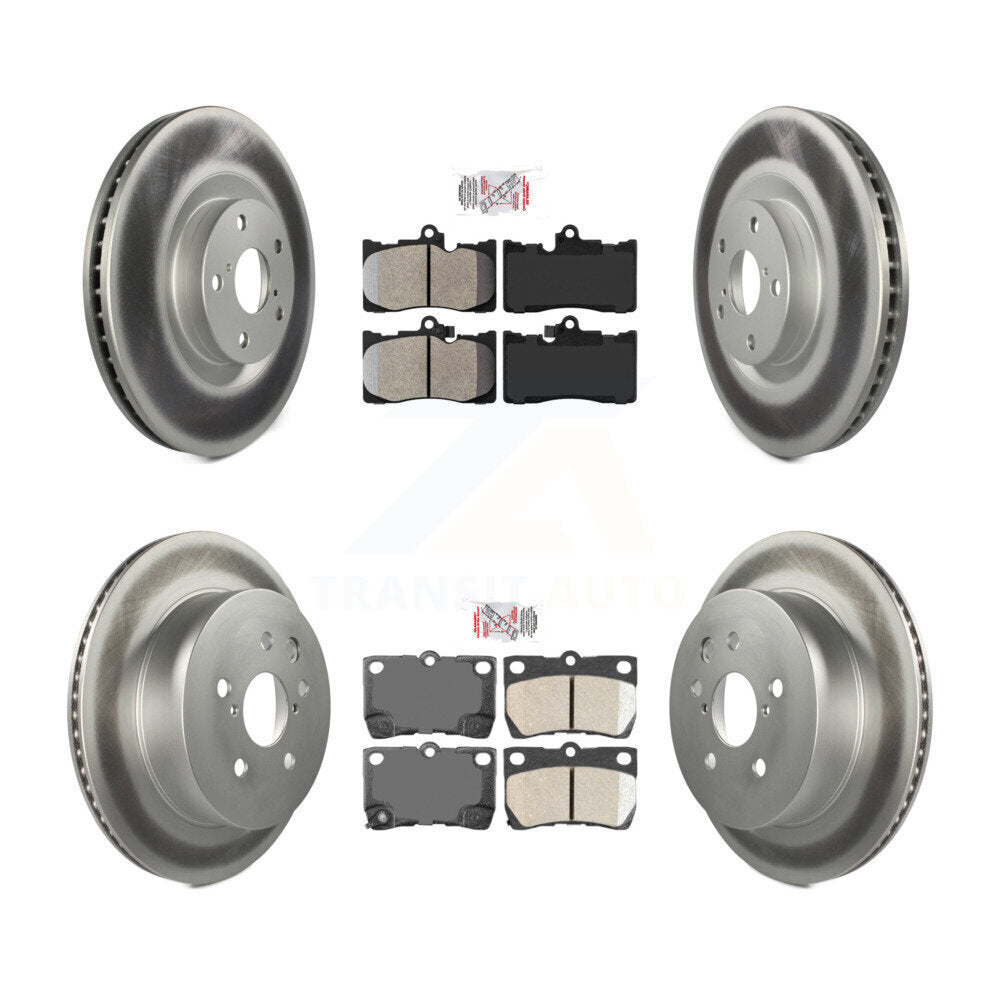 Disc Rotors and Semi-Metallic (Front) & Ceramic (Rear) Brake Pads Kit-KGA-100009 - Kit.bestparts.ca Kit.bestparts.ca