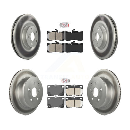 Disc Rotors and Semi-Metallic (Front) & Ceramic (Rear) Brake Pads Kit-KGA-100009 - Kit.bestparts.ca