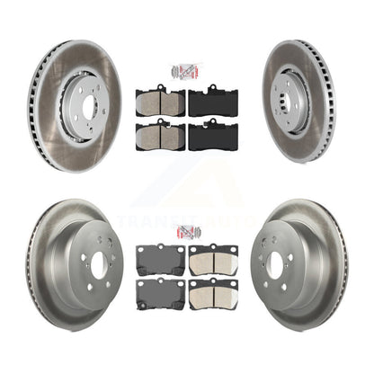 Disc Rotors and Semi-Metallic (Front) & Ceramic (Rear) Brake Pads Kit-KGA-100010 - Kit.bestparts.ca