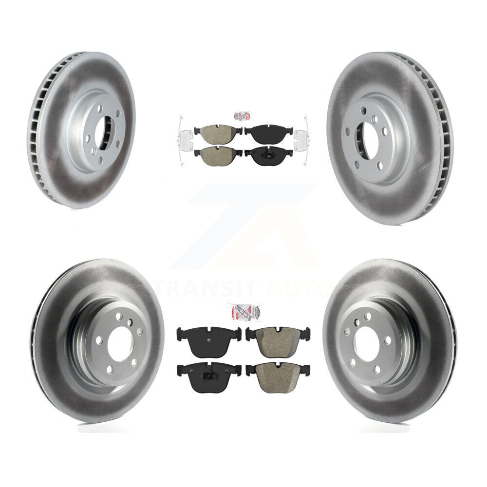Coated Disc Rotors and Semi-Metallic Brake Pads Kit-KGA-100014 - Kit.bestparts.ca
