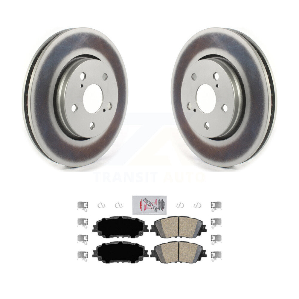 Coated Disc Rotors and Ceramic Brake Pads Kit-KGA-100072 - Kit.bestparts.ca