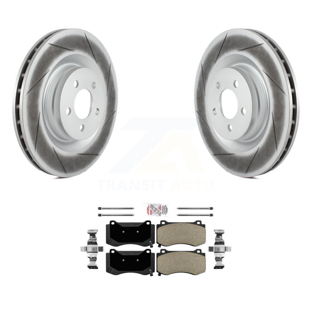 Coated Disc Rotors and Semi-Metallic Brake Pads Kit-KGA-100085 - Kit.bestparts.ca