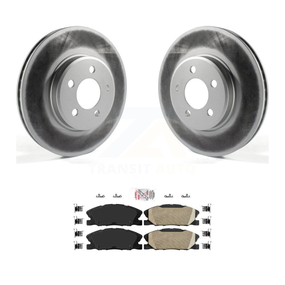 Coated Disc Rotors and Ceramic Brake Pads Kit-KGA-100090 - Kit.bestparts.ca