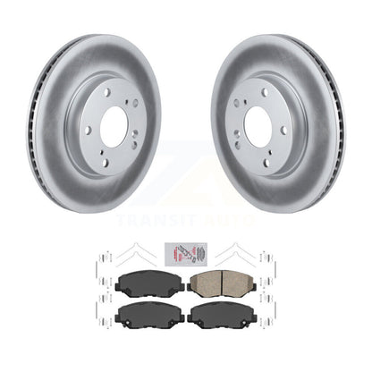 Coated Disc Rotors and Ceramic Brake Pads Kit-KGA-100116 - Kit.bestparts.ca